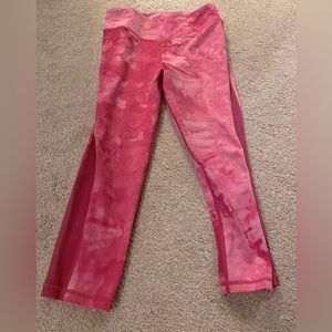 ZYIA 8-10 VGUC Pink Hendrix Light n Tight Leggings 7/8